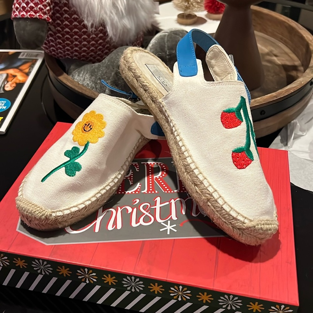 Stella McCartney teen white espadrilles sandals